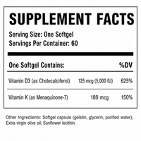 Vitamin D3 + K2